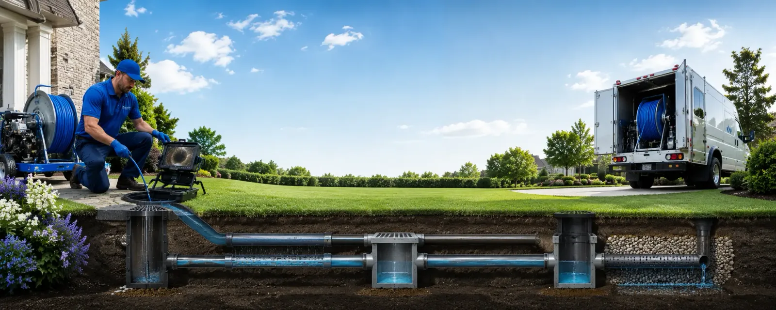 Outdoor drain cleaning information for Holstein, NE